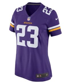 Alternative view of Andrew Booth Jr. Minnesota Vikings Nike Women's Player Game Jersey - Purple