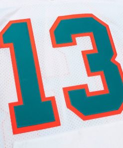 Alternative view of Dan Marino Miami Dolphins 1995 Authentic Throwback Retired Player Jersey - White/Aqua