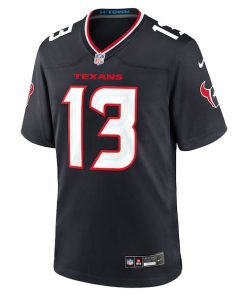 Alternative view of DelShawn Phillips Houston Texans Nike Team Game Jersey -  Navy