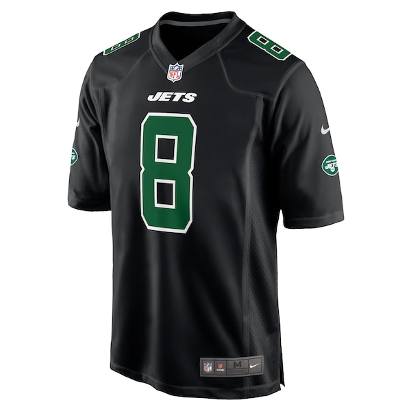 New York Jets Nike Fashion Game Custom Jersey - Black - Image 2