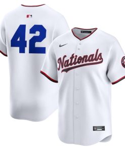 Washington Nationals Nike Home 2025 Jackie Robinson Day Limited Jersey?¨C White