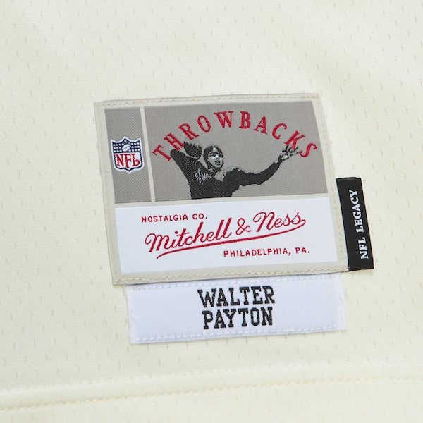 Walter Payton Chicago Bears Chainstitch Legacy Jersey - Cream - Image 7