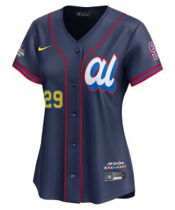 Alternative view of Cal Raleigh American League Nike Women's 2025 All-Star Edition Limited Player Jersey - Navy