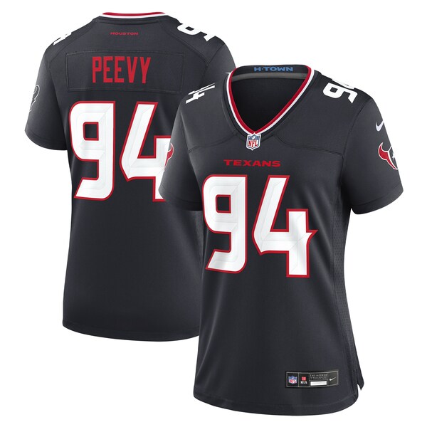 Jayden Peevy Houston Texans Nike Women's Team Game Jersey - Navy