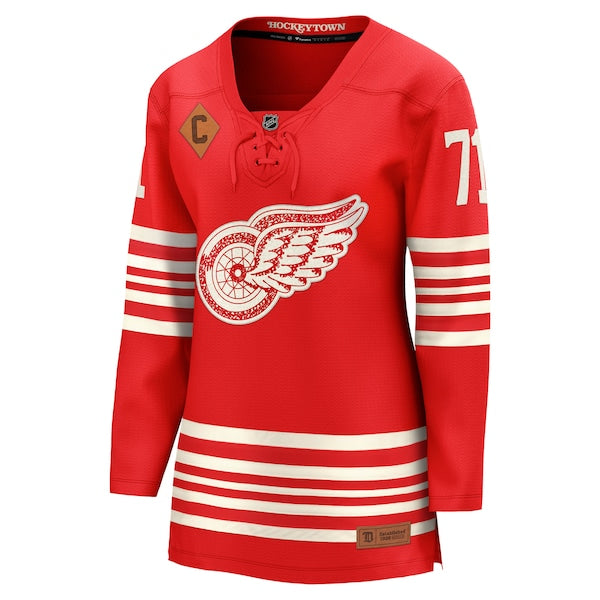 Dylan Larkin Detroit Red Wings Women's Centennial Breakaway Player Jersey - Red - Image 2