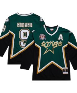 Mike Modano Dallas Stars Alternate Captain 1998-99 Stanley Cup Power Play Jersey - Green