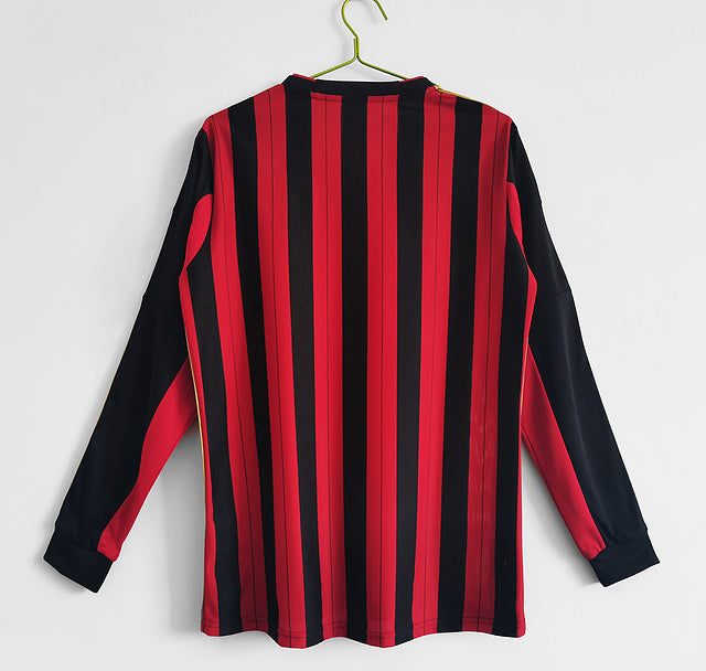 AC Milan Long Sleeve 2013-14 Vintage Jersey - Image 5