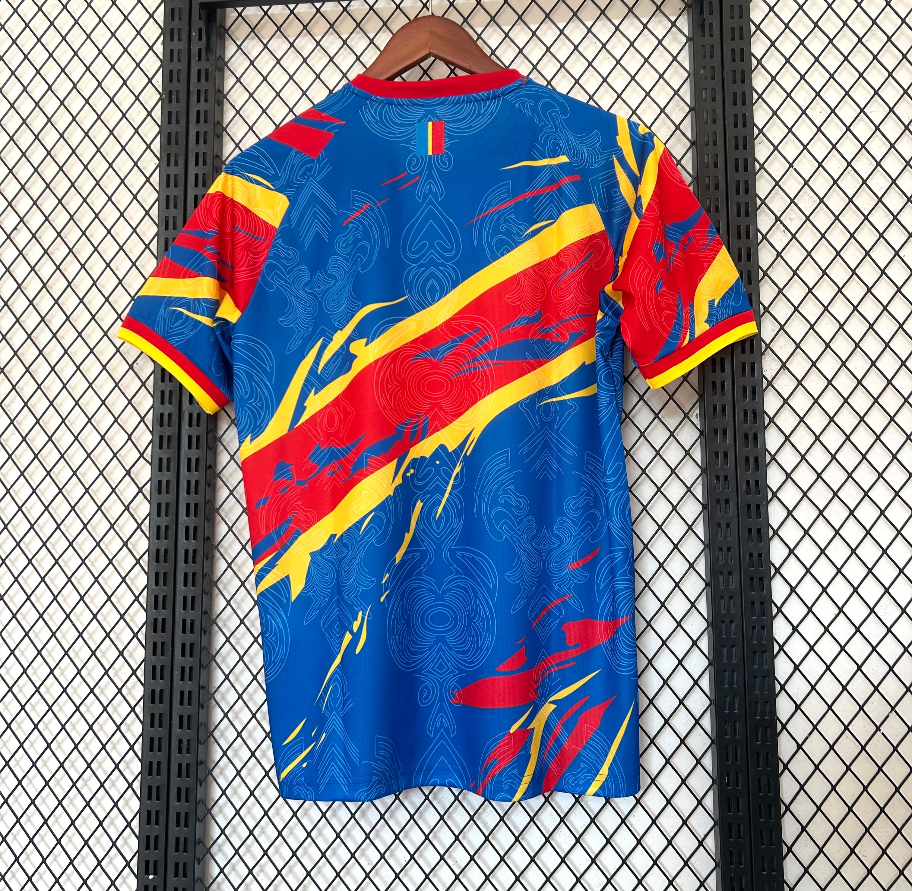 Democratic Republic of the Congo National Team Umbro 2026 Home Jersey - Blue / Red / Yellow - Image 3
