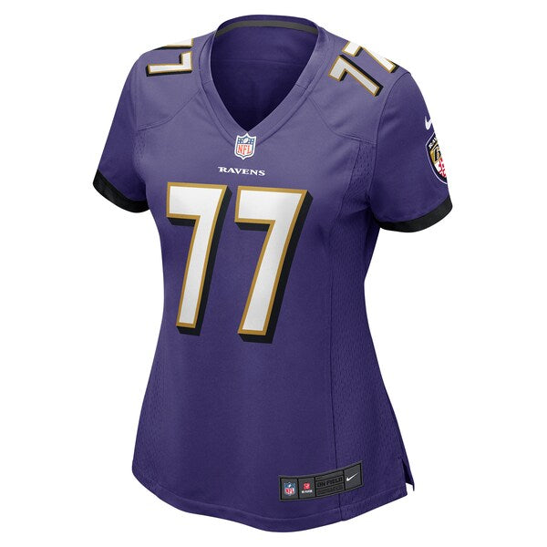 Daniel Faalele Baltimore Ravens Nike Women's Player Game Jersey - Purple - Image 2