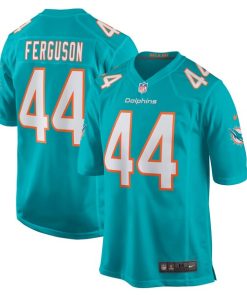 Blake Ferguson Miami Dolphins Nike Game Player Jersey - Aqua