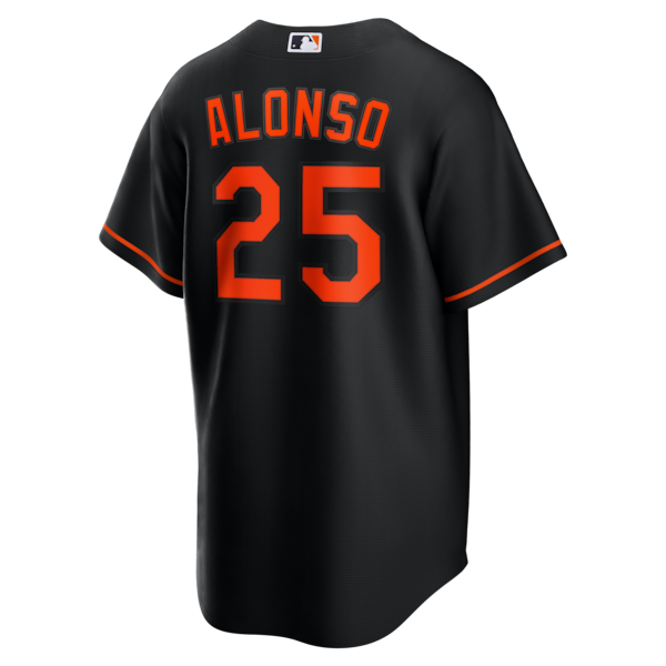 Pete Alonso Baltimore Orioles Nike Alternate Replica Jersey - Black - Image 3