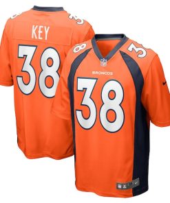 Devon Key Denver Broncos Nike Team Game Jersey -  Orange
