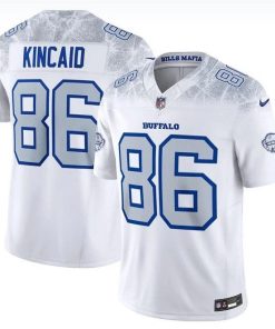 Dalton Kincaid Buffalo Bills Nike 2025 RIVALRIES Vapor F.U.S.E Limited Jersey - White