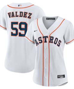 Framber Valdez Houston Astros Nike Women's Home Replica Jersey - White