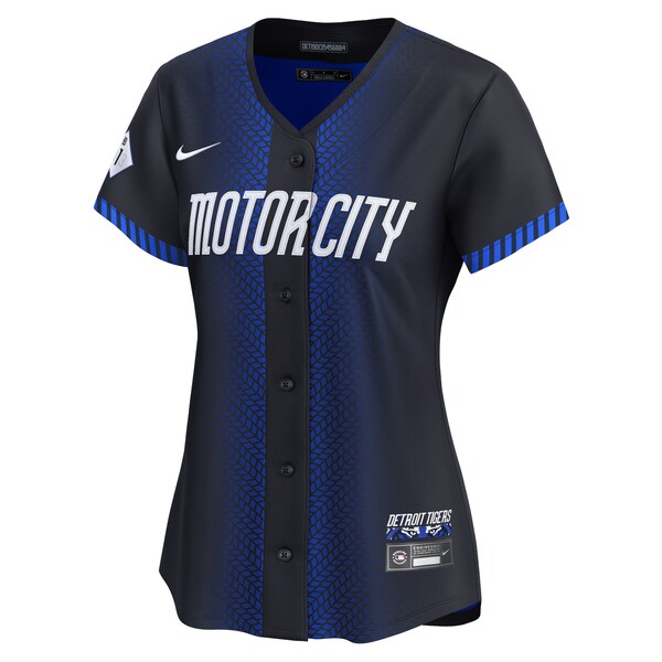 Javier Baez Detroit Tigers Nike Women's 2024 City Connect Limited Jersey - Navy - Image 2