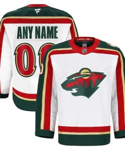 Minnesota Wild  25th Anniversary Authentic Pro Custom Jersey - White/Green