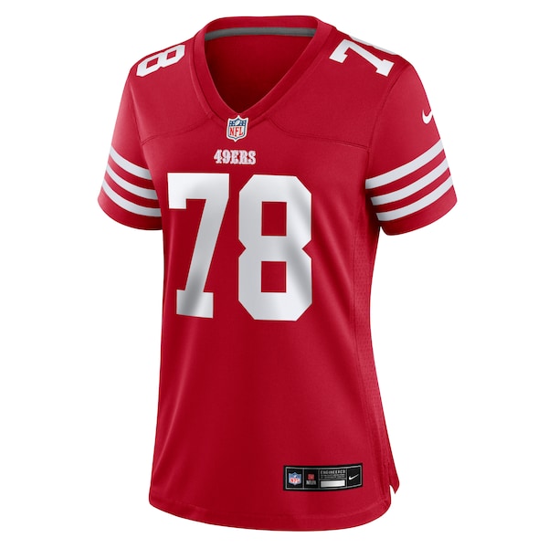 Ben Bartch San Francisco 49ers Nike Women's Game Jersey - Scarlet - Image 3