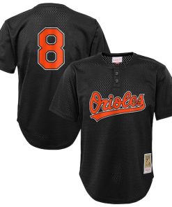 Cal Ripken Jr. Baltimore Orioles  Toddler Throwback Mesh Batting Practice Jersey - Black