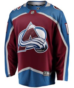 Alternative view of Brock Nelson Colorado Avalanche  Home Breakaway Jersey - Burgundy