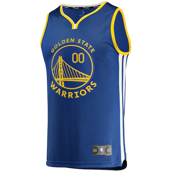 Golden State Warriors Youth 2019/20 Fast Break Custom Replica Jersey Royal - Icon Edition - Image 2