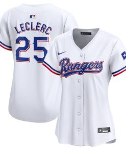 Jos¨¦ Leclerc Texas Rangers Nike Women's  Home Limited Player Jersey - White