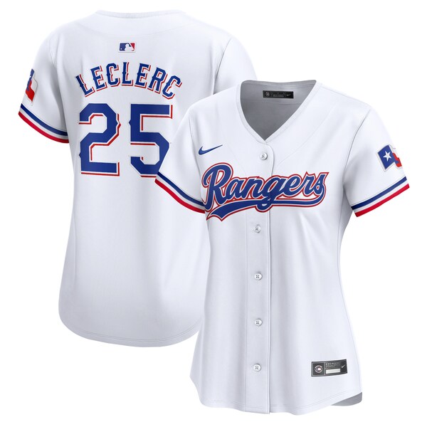 Jos¨¦ Leclerc Texas Rangers Nike Women's Home Limited Player Jersey - White
