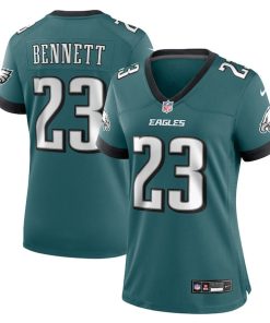 Jakorian Bennett Philadelphia Eagles Nike Women's Team Game Jersey - Midnight Green