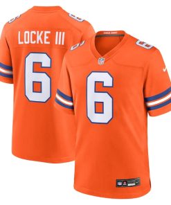 P.J. Locke III Denver Broncos Nike Mile High Collection 1977 Throwback Player Game Jersey - Orange
