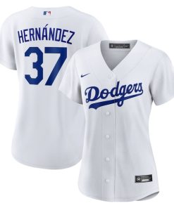 Teoscar Hernandez Los Angeles Dodgers Nike Women's Home Replica Jersey - White