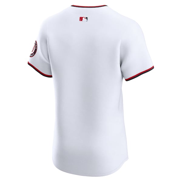 Washington Nationals Nike Home Elite Jersey - White - Image 3
