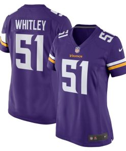 Benton Whitley Minnesota Vikings Nike Women's Home Game Player Jersey - Purple