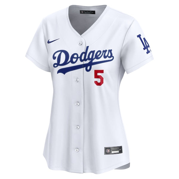 Freddie Freeman Los Angeles Dodgers Nike Women's Home Limited Player Jersey - White - Image 2