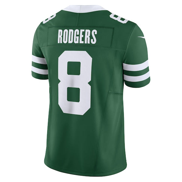 Aaron Rodgers New York Jets Nike Vapor F.U.S.E. Limited Jersey - Legacy Green - Image 3