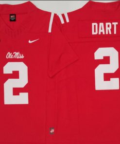 Jaxson Dart NCAA Ole Miss Rebels Nike Vapor Limited Jersey