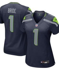 Number 1 Bride Seattle Seahawks Nike Women's Game Jersey -  College Navy