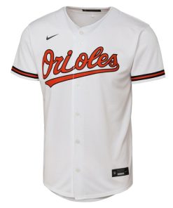 Alternative view of Adley Rutschman Baltimore Orioles Nike Youth Home Replica Player Jersey - White