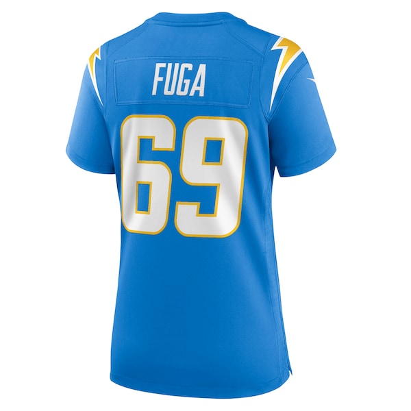 Josh Fuga Los Angeles Chargers Nike Women's Team Game Jersey - Powder Blue - Image 3