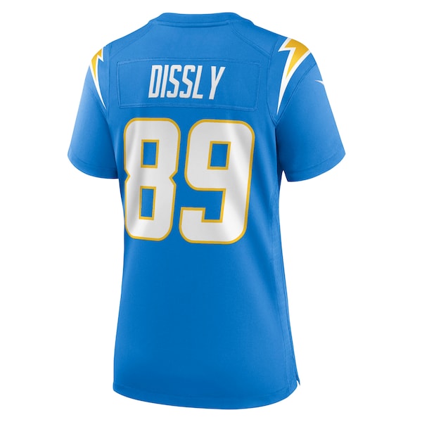 Will Dissly Los Angeles Chargers Nike Women's Team Game Jersey - Powder Blue - Image 3