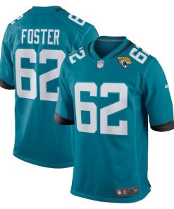 Javon Foster Jacksonville Jaguars Nike Team Game Jersey -  Teal