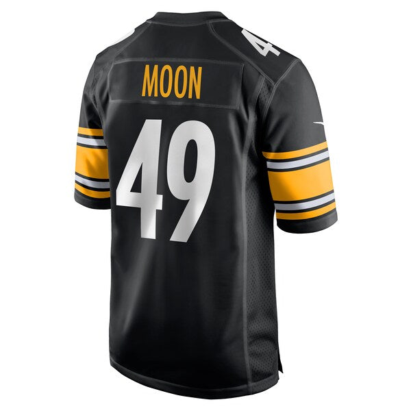 Jeremiah Moon Pittsburgh Steelers Nike Game Jersey - Black - Image 6