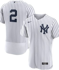 Derek Jeter New York Yankees Nike Home Authentic Player Jersey - White/Navy