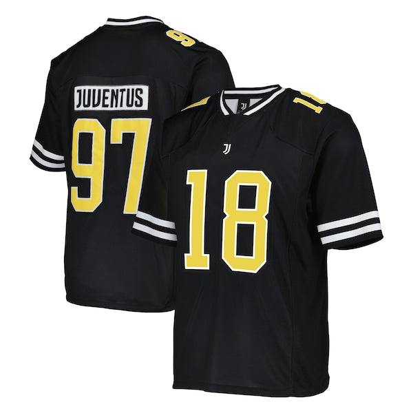 Juventus Collegiate American Football Foundation Fashion Jersey - Black