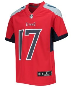 Alternative view of Ryan Tannehill Tennessee Titans Nike Youth Inverted Team Game Jersey - Red