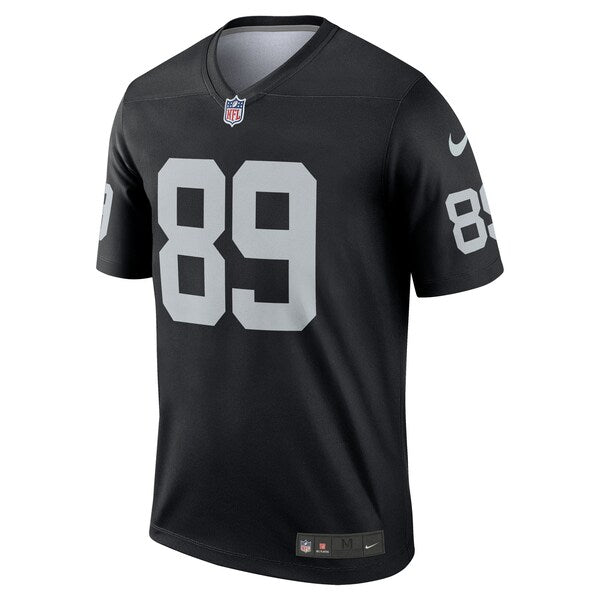 Brock Bowers Las Vegas Raiders Nike Team Legend Jersey - Black - Image 2