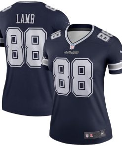 CeeDee Lamb Dallas Cowboys Nike Women's Legend Jersey - Navy