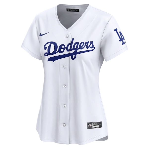 Los Angeles Dodgers Nike Women's Home Limited Jersey - White - Image 2