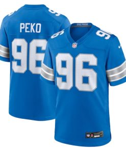 Kyle Peko Detroit Lions Nike Game Jersey -  Blue