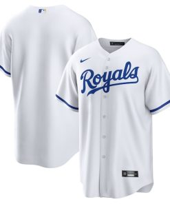 Kansas City Royals Nike Home Blank Replica Jersey - White