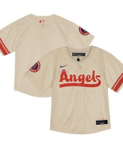 Los Angeles Angels Nike Toddler City Connect Team Limited Jersey - Natural