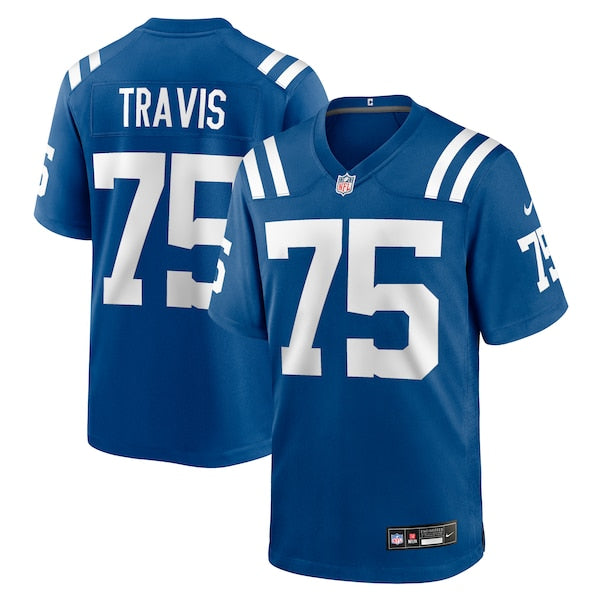 Jalen Travis Indianapolis Colts Nike Team Game Jersey - Royal